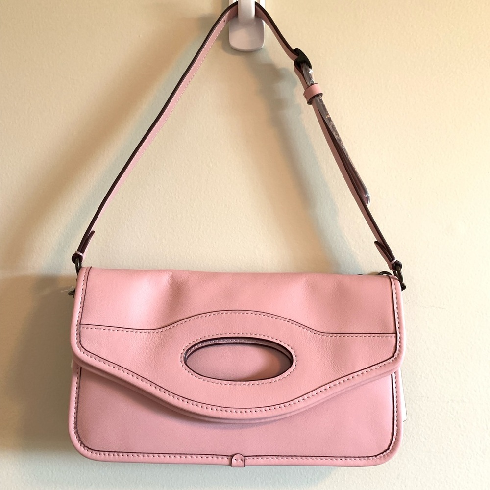 Coach pink leather bag